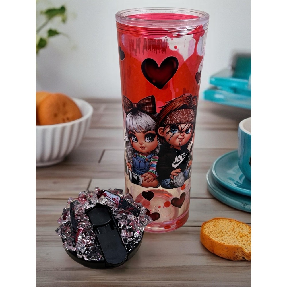 Chucky and Bride Lava Snowglobe